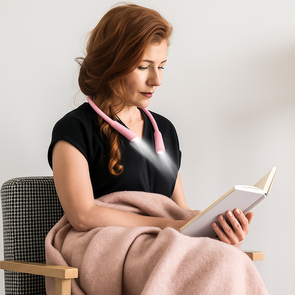 Lectura | Lampe de lecture cou rechargeable LED Liseuse | Éclairage réglable mains libres