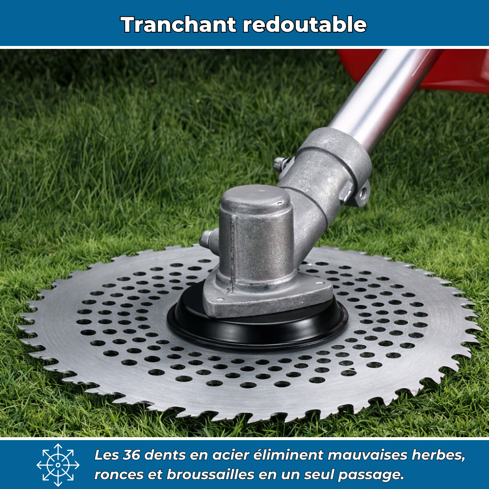 G90 PRO – Disque de débroussailleuse multifonctions indestructible