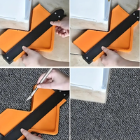 Jauge de contour 25cm avec verrouillage – Outil de mesure profil pour menuiserie, sols et carrelage