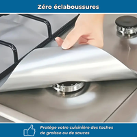 Protège-brûleurs réutilisables pour cuisinière