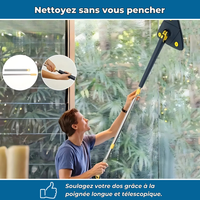 FlexiClean | Balai serpillère rotatif 360° | Essorage mains libres