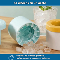Moule à glaçons en silicone grande capacité