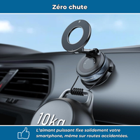 MagnoFix – Support magnétique avec ventouse ultra-fixation