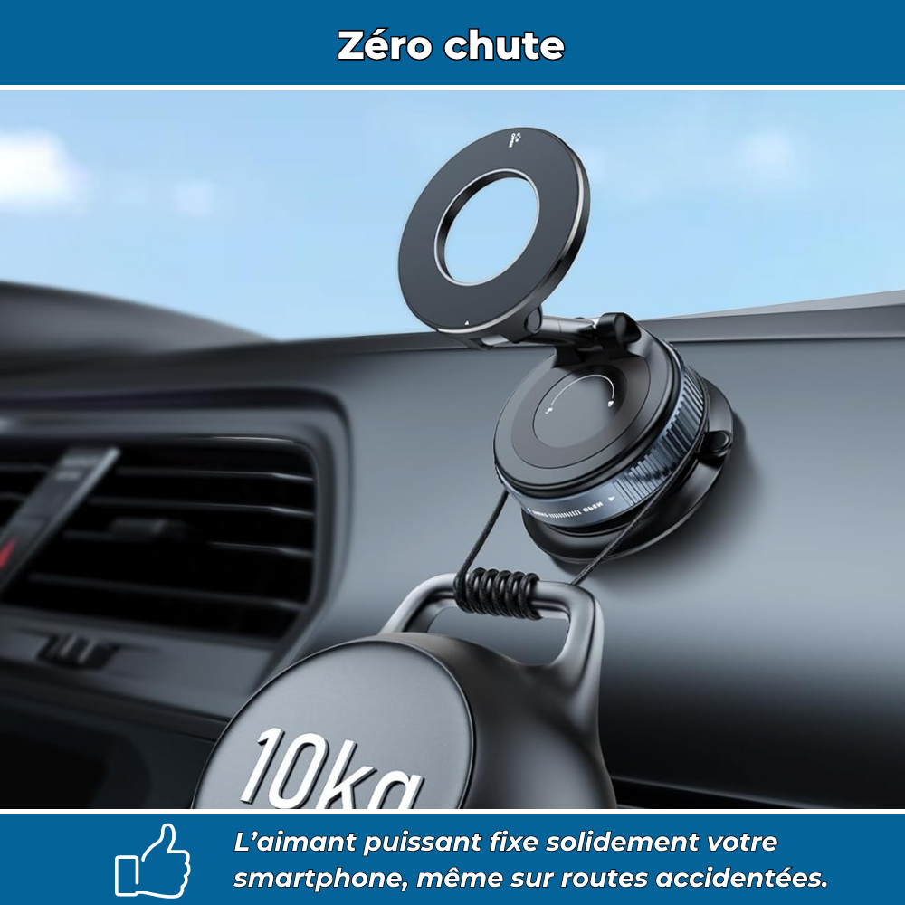 MagnoFix – Support magnétique avec ventouse ultra-fixation