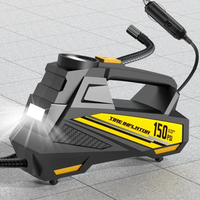 Compresseur d’air voiture portable 12V 150 PSI avec écran LED – Gonfleur pneus numérique