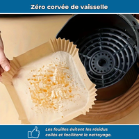 Papier cuisson pour Air Fryer (lot de 50)