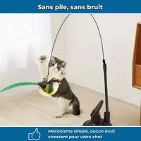 Jouet interactif à oiseau pour chats actifs