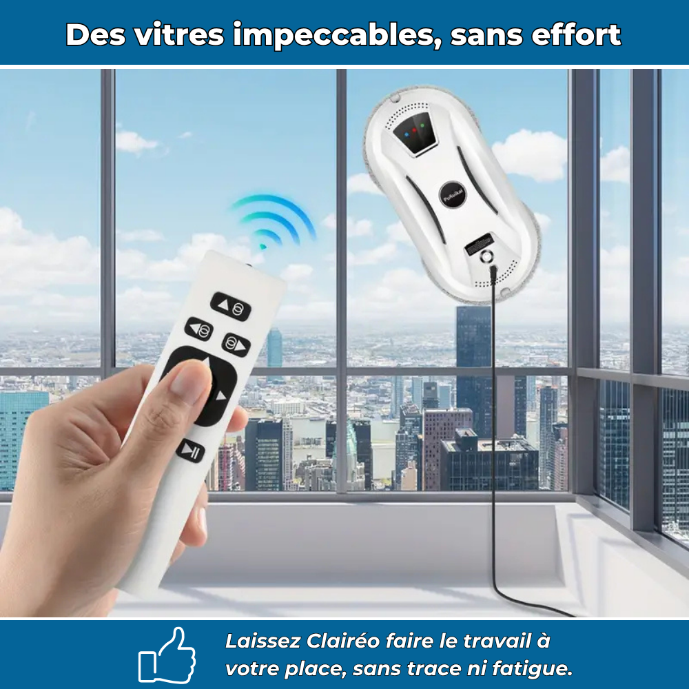 Clairéo – Nettoyeur de vitres automatique haute performance