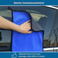 Chiffon microfibre ultra-absorbant pour voiture