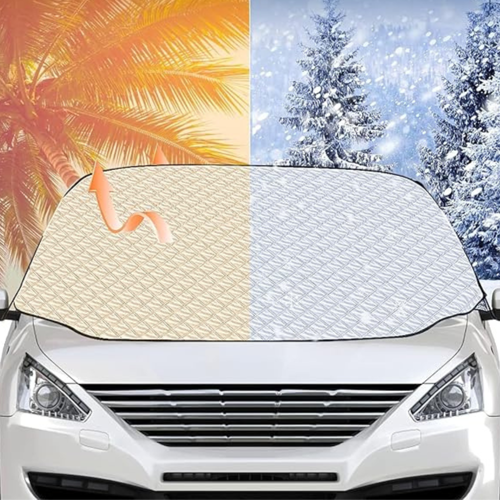 Protection pare-brise universelle voiture – Bâche anti-neige, anti-givre, anti-grêle