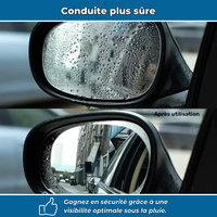 Film protecteur anti-pluie pour rétroviseurs