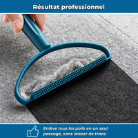 Brosse anti-poils pour canapés et tapis