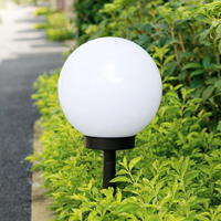 Lot de 3 Lampes Solaires Boule LED Extérieures Étanches – Éclairage Jardin Allée Pelouse Décoratif