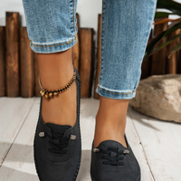 Mocassins femme confort à lacets