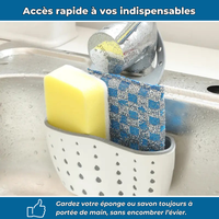 Clip’Évier – Panier suspendu pratique et réglable