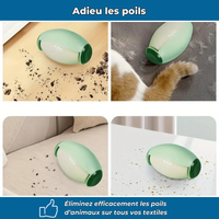 Rouleau capteur de poils réutilisable