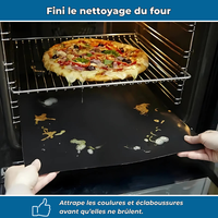 Cuisin'Pro – Tapis de four & barbecue multi-usages (Lot de 2)