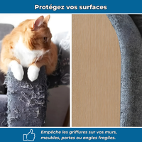 Tapis à gratter auto-adhésif pour protéger murs et meubles