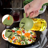 Vaporisateur d’huile d’olive 2 en 1 | Spray et verseur pratique pour cuisson, salade et barbecue