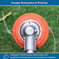 G50 PRO Tête de Débroussailleuse Ultra-Résistante – Coupe Nette et Rapide pour Entretien de Jardin