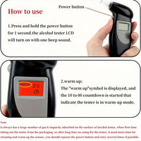 AlcoSense™ – Éthylotest Électronique Numérique Portable Précis et Rapide