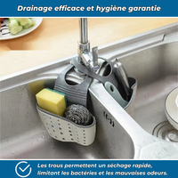 Clip’Évier – Panier suspendu pratique et réglable