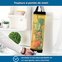 Distributeur mural pour sacs poubelle