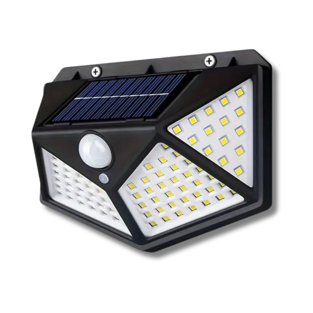 Lampe murale solaire à détection de mouvement