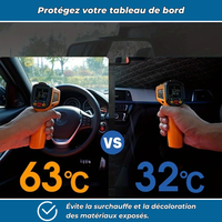SunBloc – Pare-soleil voiture repliable, protection thermique anti-UV