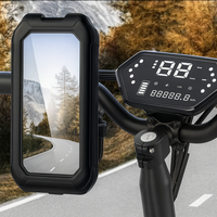 Support téléphone vélo 360° étanche – Porte-téléphone antichoc pour VTT, vélo électrique et moto