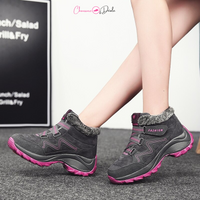 Bottines d'hiver en peluche chaudes pour femmes