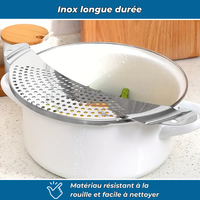 Rincéo – Égouttoir inox pour légumes et fruits