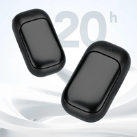 DualHeat | Chauffe-mains rechargeables réutilisables – Lot de 2, chaleur double, usage hiver