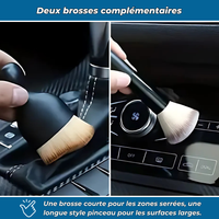 Dust PRO – Kit de 2 brosses anti-poussière pour voiture