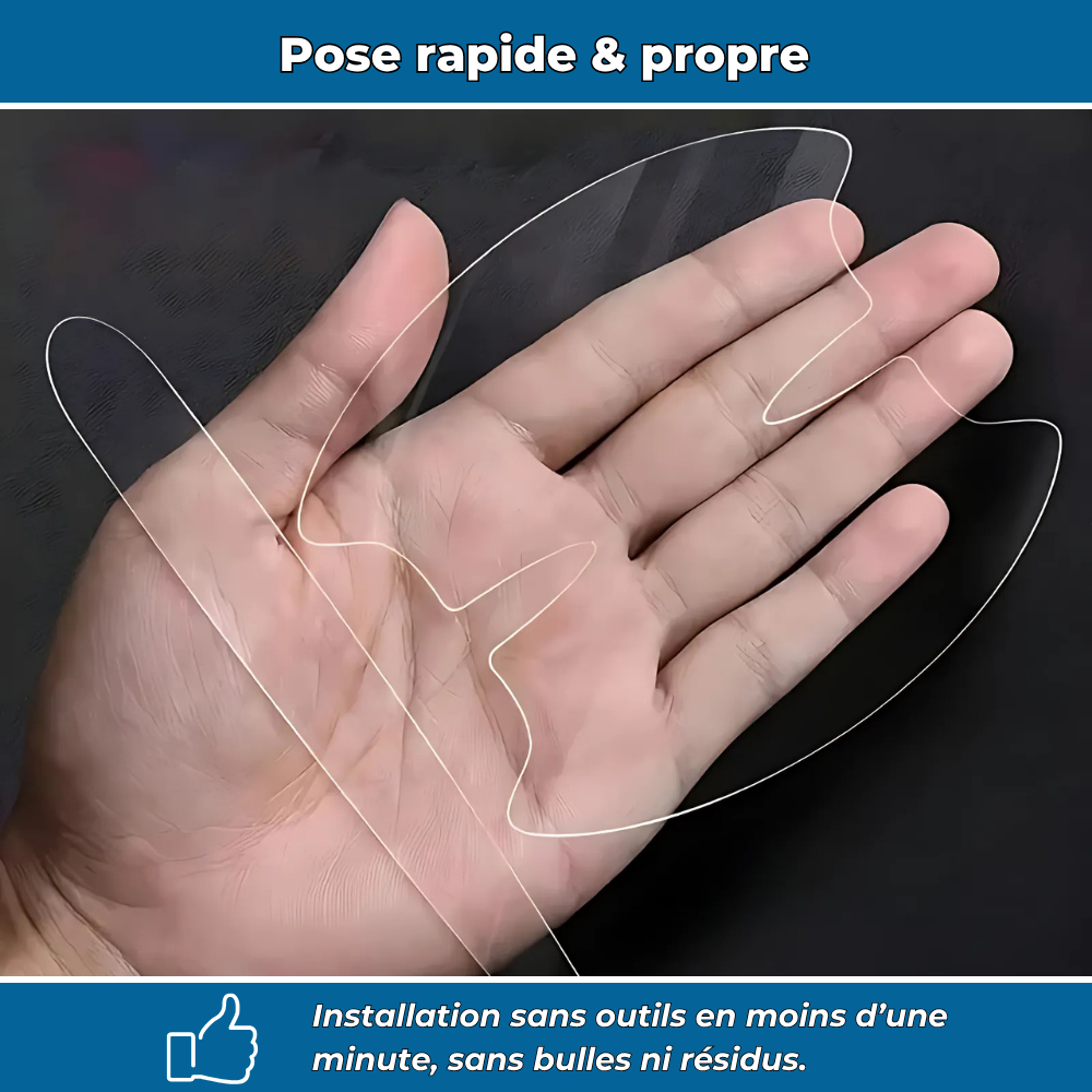 HandGrip PRO – Films protecteurs anti-rayures pour poignées de voiture (pack de 8)