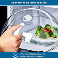 Cloche anti-éclaboussures pour micro-ondes