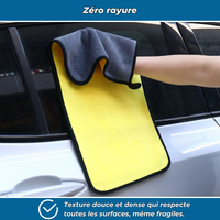 Chiffon microfibre ultra-absorbant pour voiture