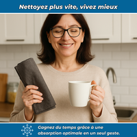 MagicClean - Chiffon nanofibre ultra-absorbant anti-calcaire