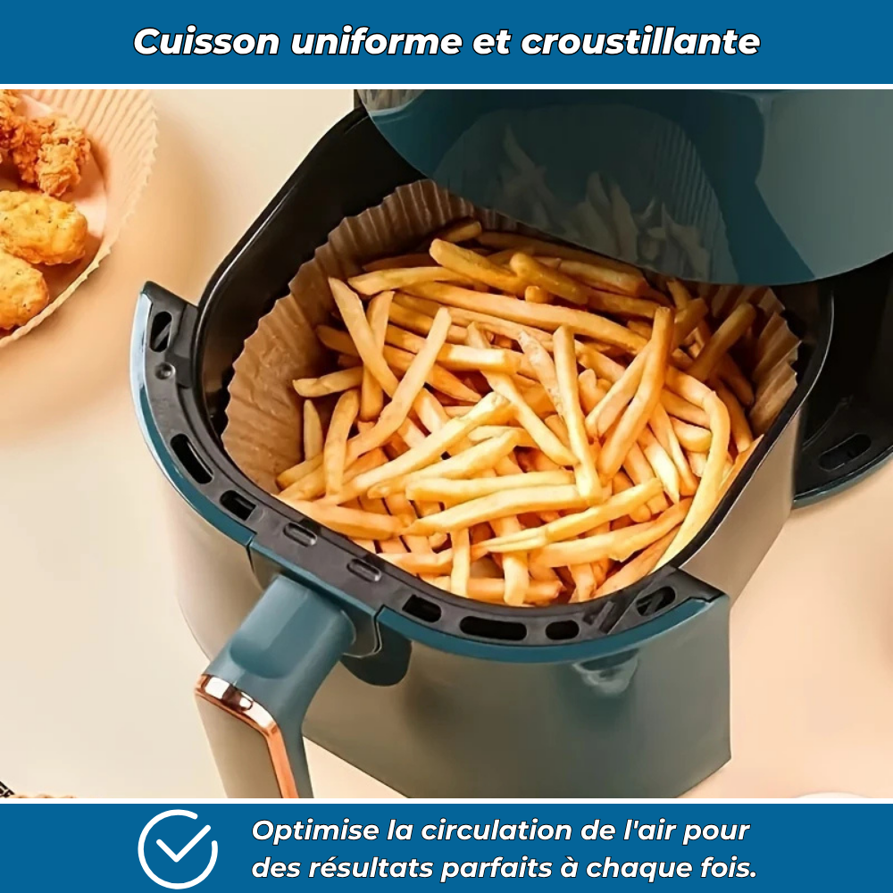 Papier cuisson pour Air Fryer (lot de 50)