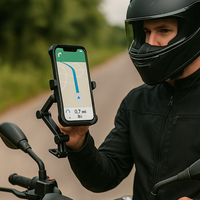 Support téléphone moto magnétique étanche – Fixation réglable et sécurisée GPS