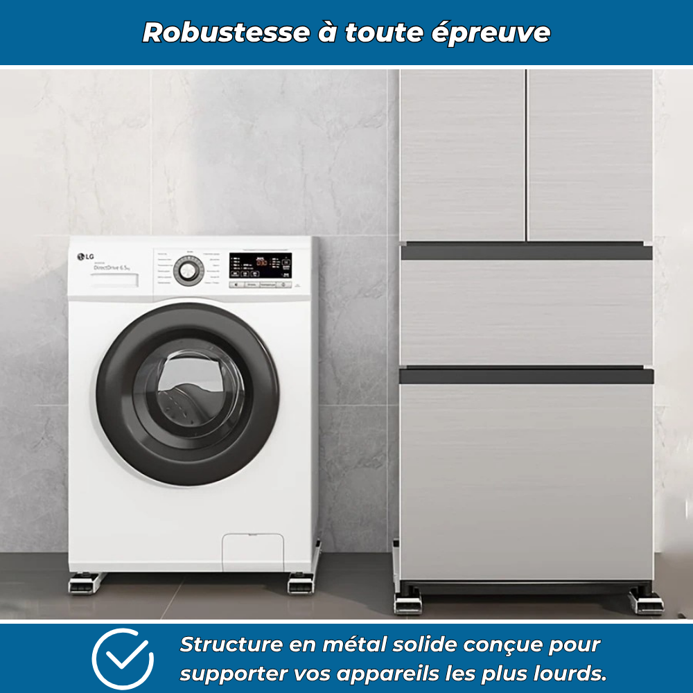 Roulettes robustes pour appareils lourds (lot de 2)