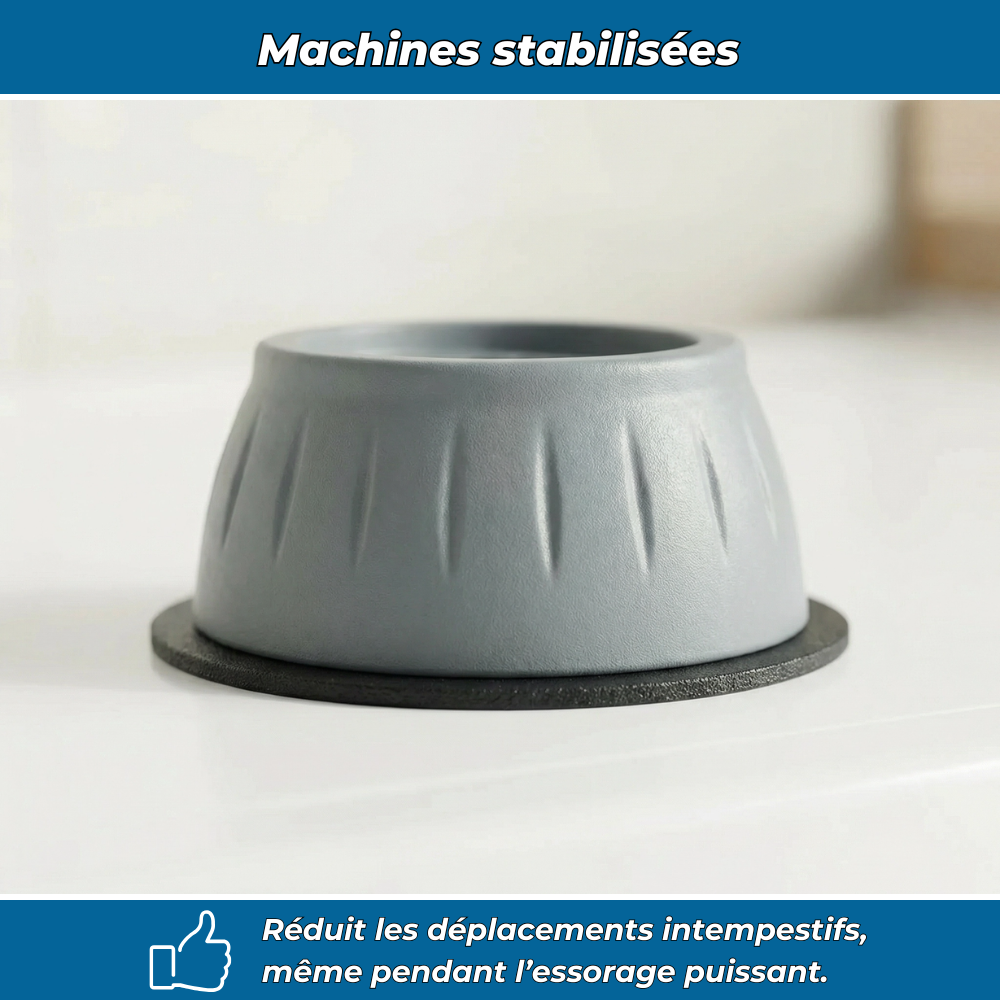 SilencePad | Amortisseurs pour lave-linge et sèche-linge | Lot de 4