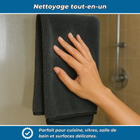 Clean-Max – Chiffon microfibre ultra-absorbant anti-calcaire