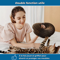 Griffoir en carton modulable et jouet d’intérieur