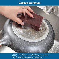 Lot de 10 éponges magiques détartrantes pour cuisine