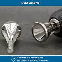 Ébavureur à fixer sur perceuse électrique