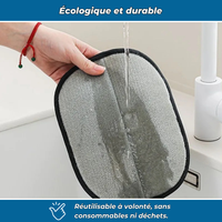 Gant brosse électrostatique pour poils d’animaux