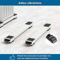 Roulettes robustes pour appareils lourds (lot de 2)
