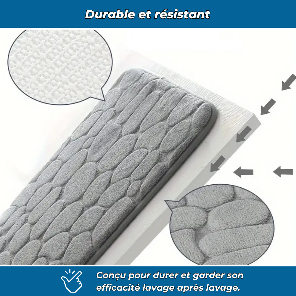 Tapis de salle de bain absorbant & confortable