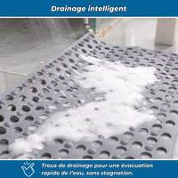 Aqua'Grip | Tapis de Douche Antidérapant | Tapis de bain Antidérapant